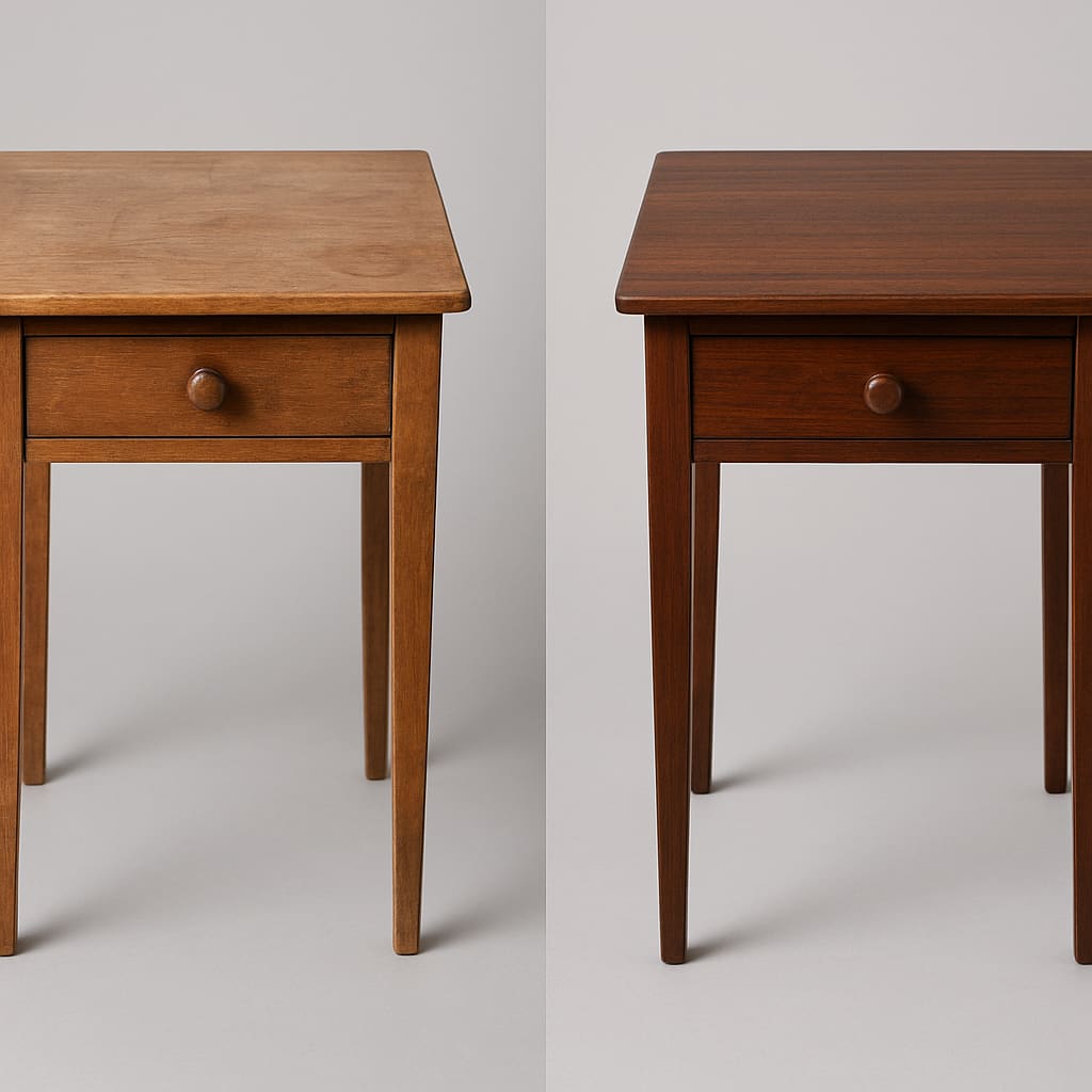 Side Table vorher nachher